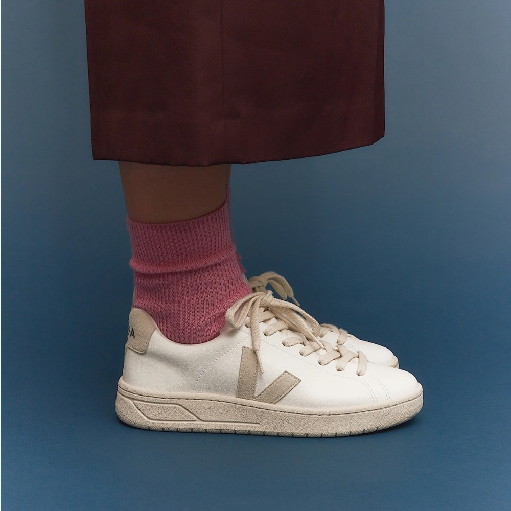 NEW Veja Urca CWL White Natural Leather Sneakers US 7 or 38